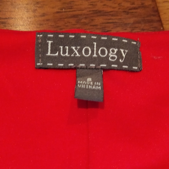 Luxology double layer old shoulder dress L - Picture 2 of 4